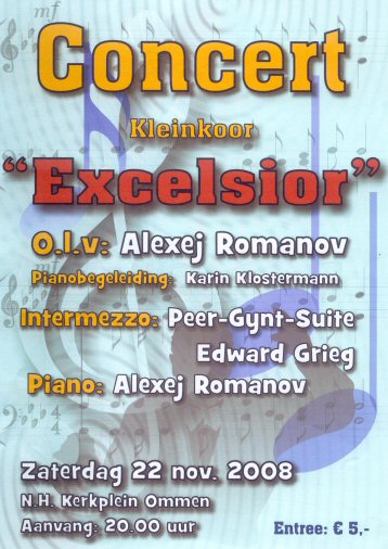 Concert Kleinkoor "Excelsior"